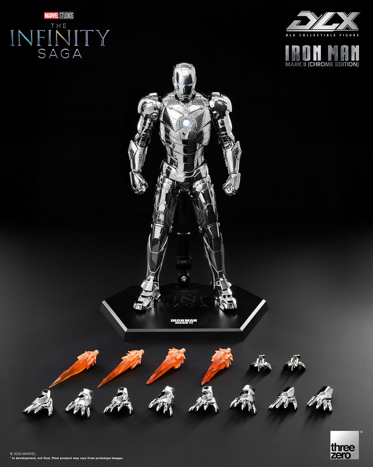 DLX Iron Man Mark 2 (Chrome Edition) Action Figure by