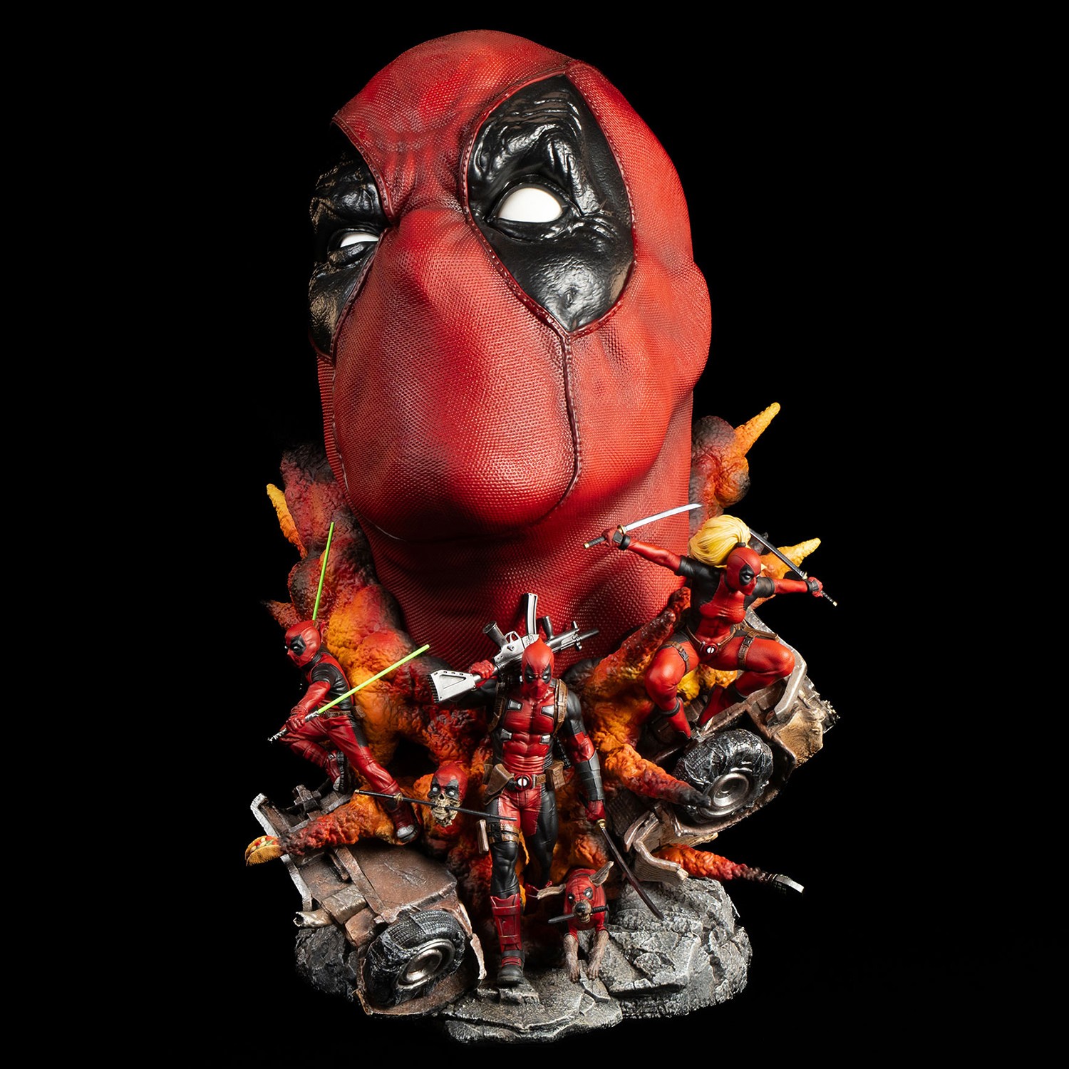 MARVEL UNIVERSE デッドプール FINE ART STATUE Amazon.com: KOTOBUKIYA Marvel Universe: Deadpool Fine Art