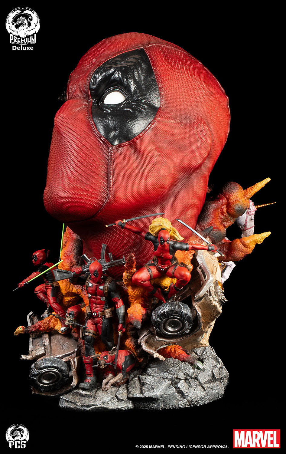 Marvel Deadpool (Deluxe Edition) Fine Art Bust  (Prototype Shown) View 9