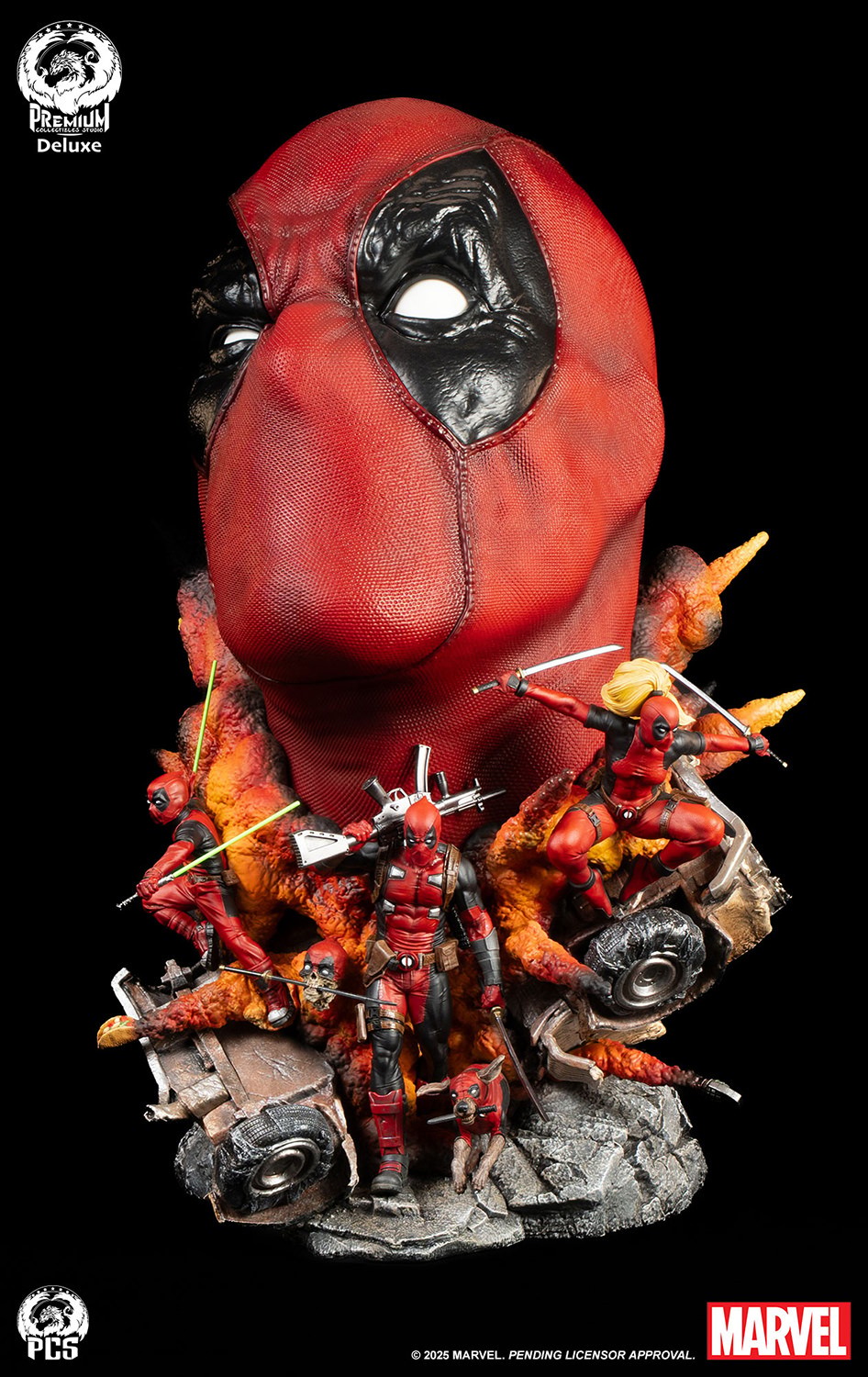 Marvel Deadpool (Deluxe Edition) Fine Art Bust  (Prototype Shown) View 10