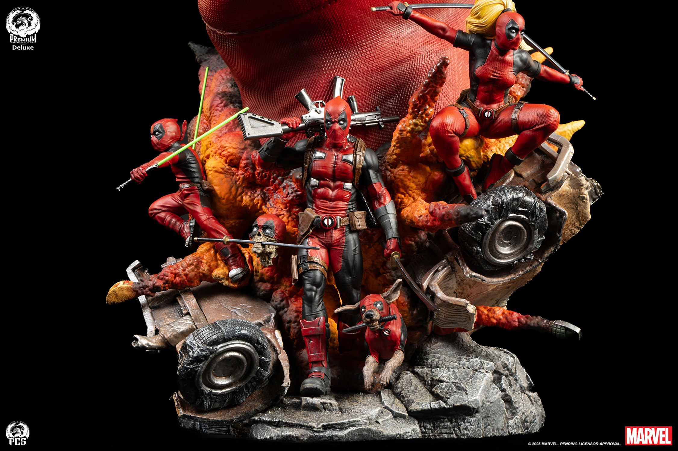 アメコミ DEADPOOL Bust Up Statue MARVEL Deadpool & Wolverine DEADPOOL Bust-up Statue