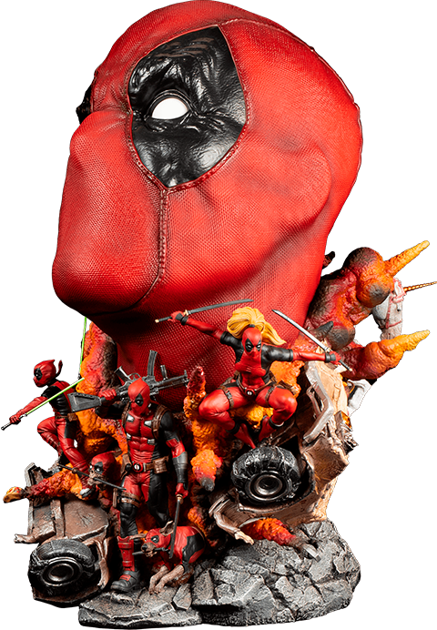 Marvel Deadpool (Deluxe Edition) Fine Art Bust  (Prototype Shown) View 16