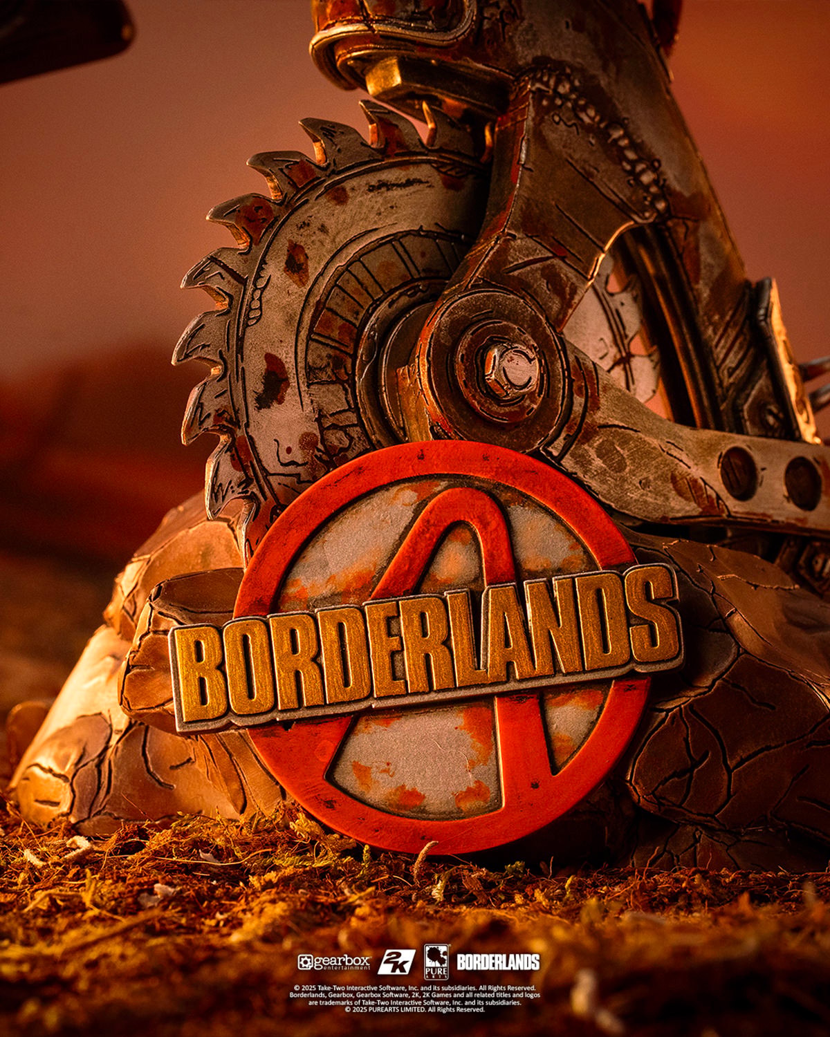 Borderlands Borderlands Psycho Bandit Art Mask Statues  (Prototype Shown) View 4