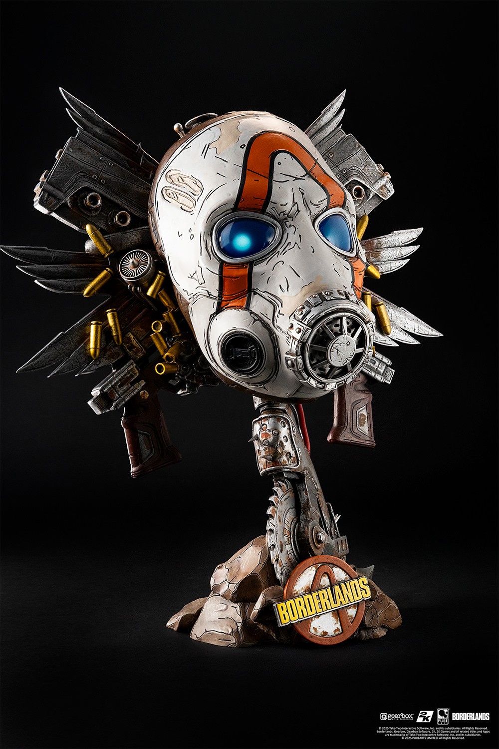 Borderlands Borderlands Psycho Bandit Art Mask Statues  (Prototype Shown) View 8