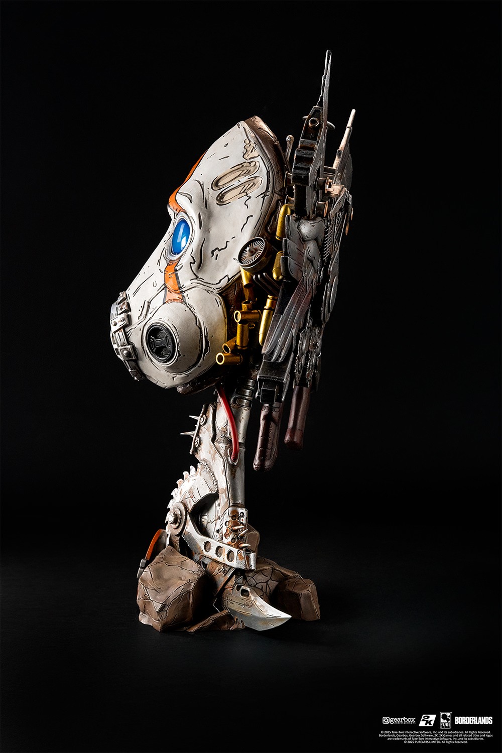 Borderlands Borderlands Psycho Bandit Art Mask Statues  (Prototype Shown) View 10