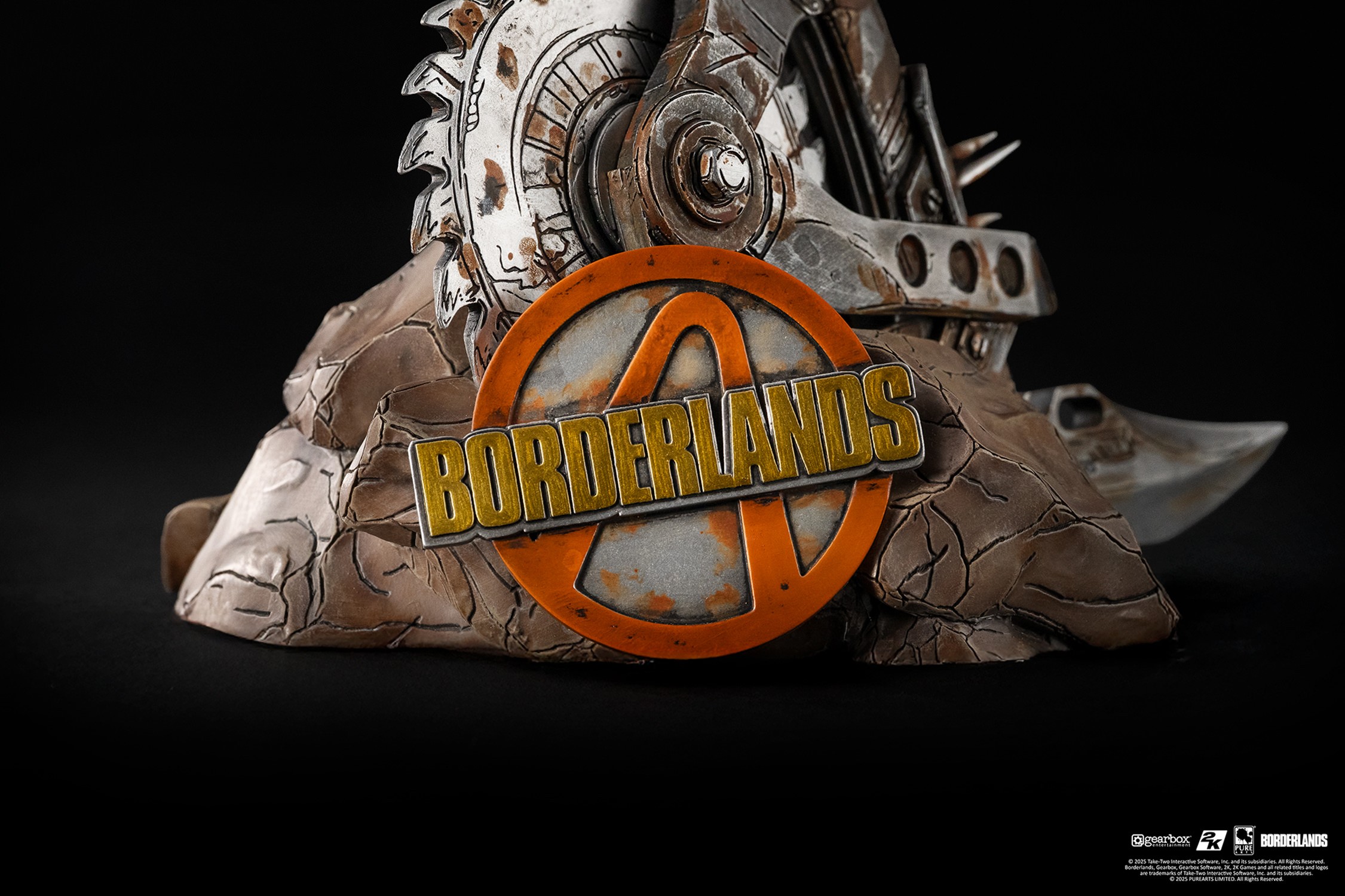 Borderlands Borderlands Psycho Bandit Art Mask Statues  (Prototype Shown) View 16