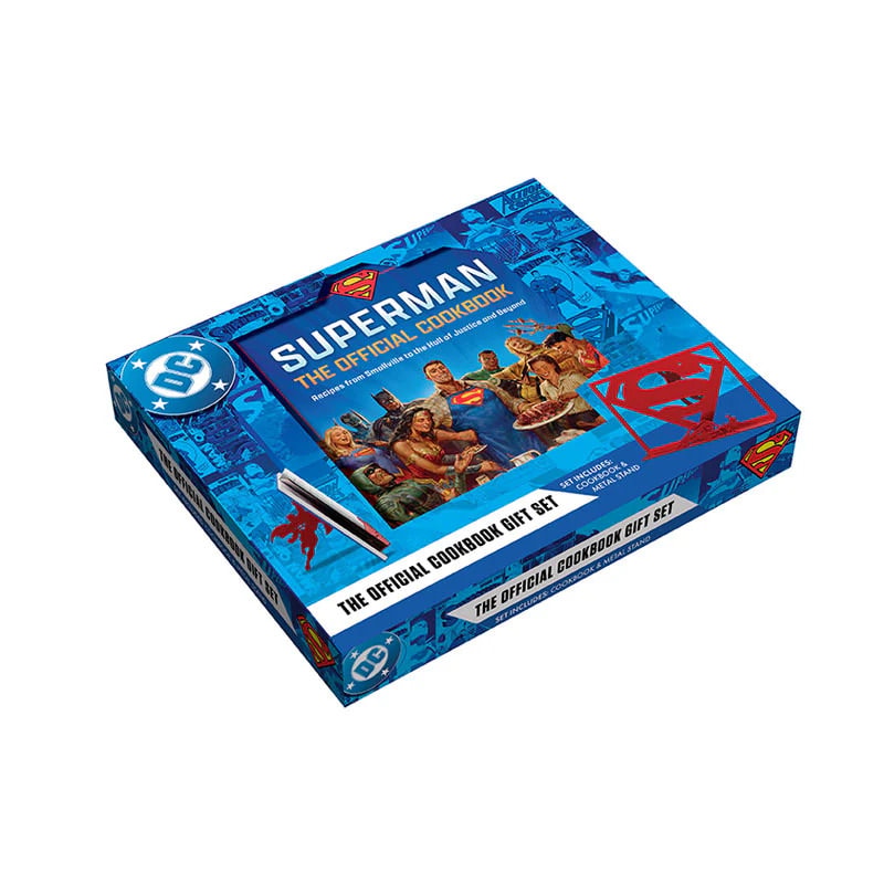 DC Comics Superman: The Official Cookbook and Stand Gift Book  (Prototype Shown) View 3