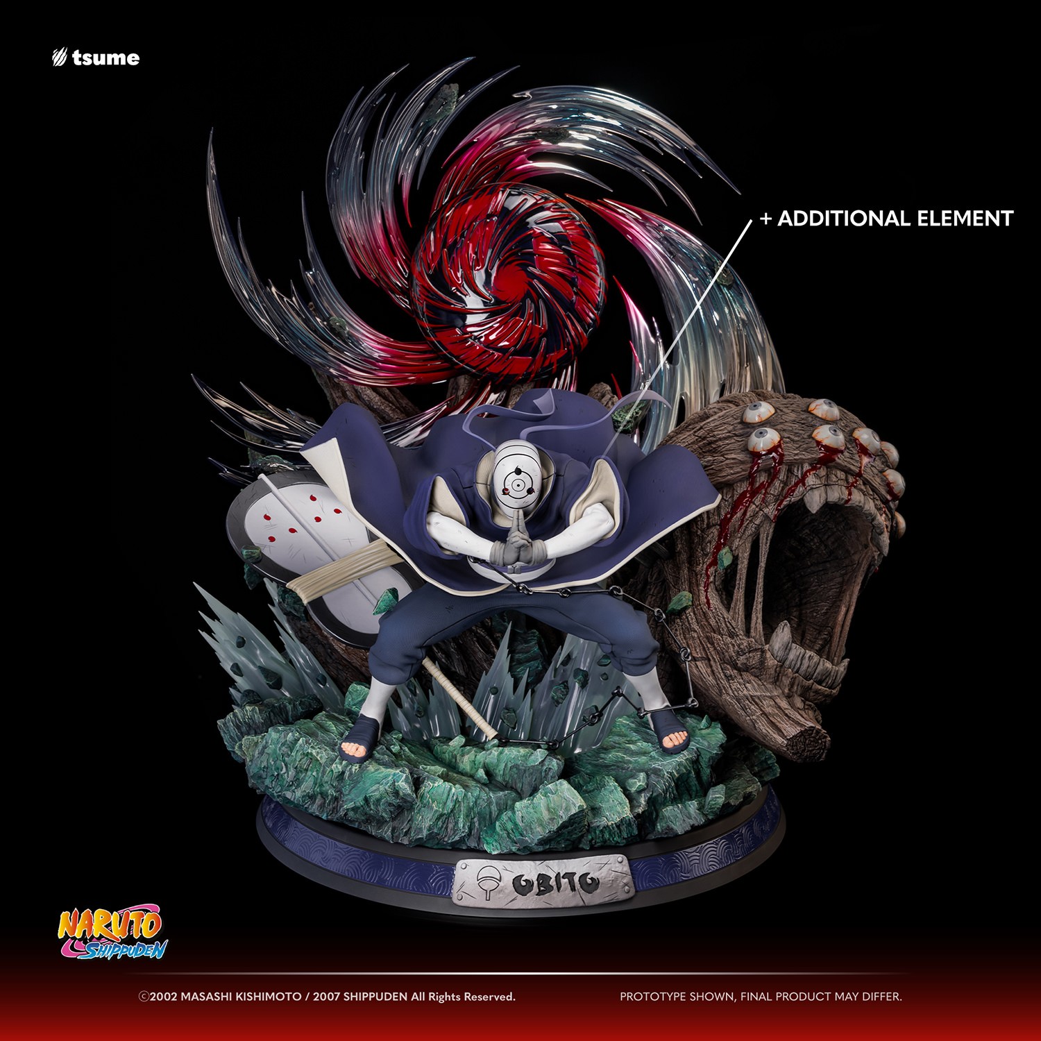 Naruto Obito HQS (Ultra) Statues  (Prototype Shown) View 4