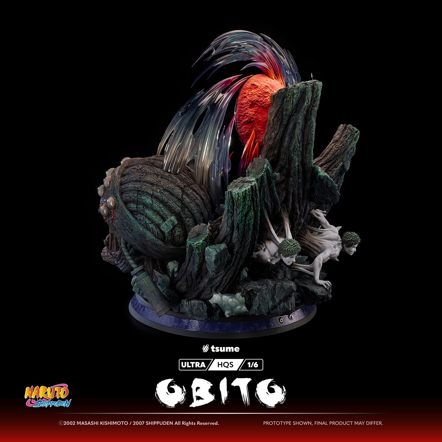 Naruto Obito HQS (Ultra) Statues  (Prototype Shown) View 8