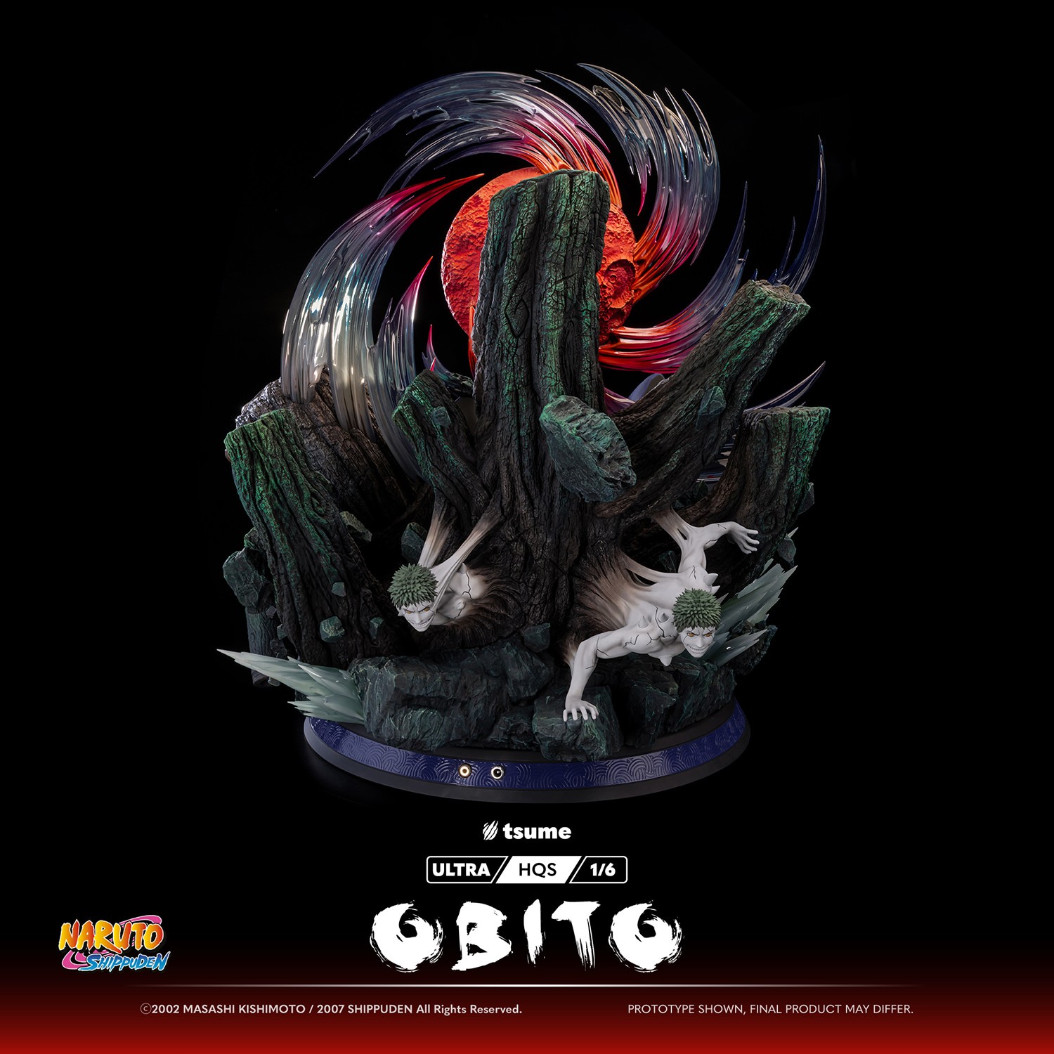 Naruto Obito HQS (Ultra) Statues  (Prototype Shown) View 9