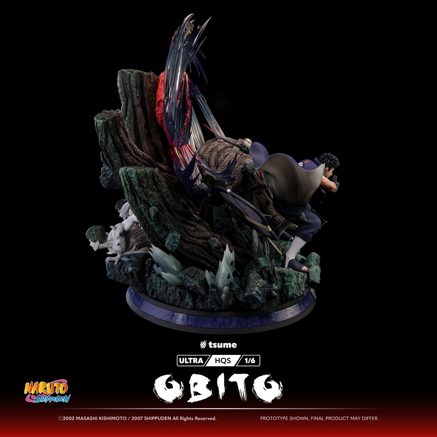 Naruto Obito HQS (Ultra) Statues  (Prototype Shown) View 11