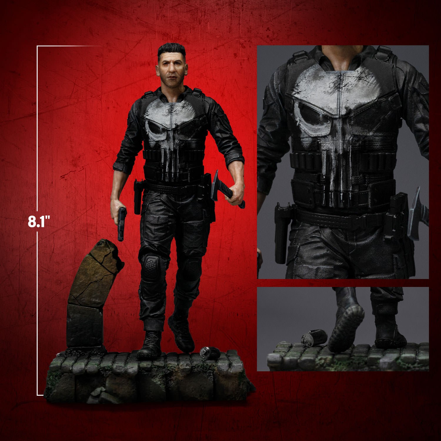 Marvel Punisher 1:10 Scale Statue  (Prototype Shown) View 2