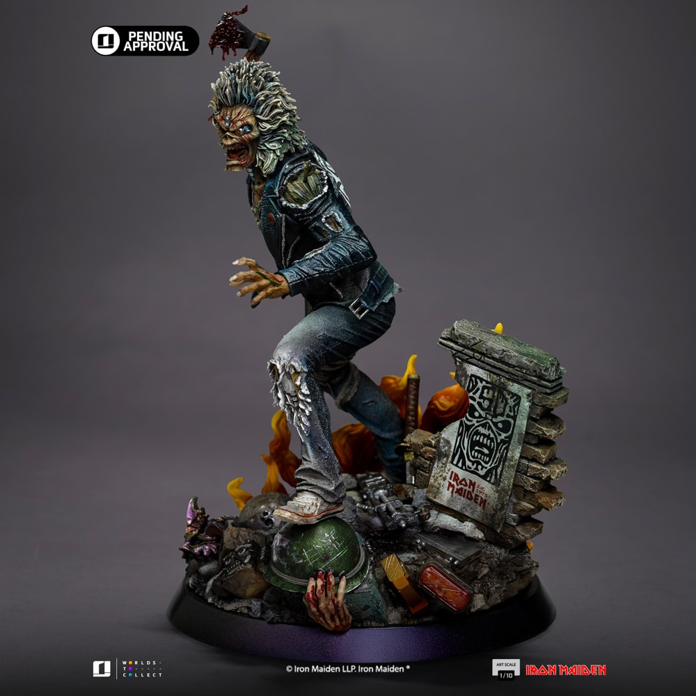 Iron Maiden Eddie (50th Anniversary) 1:10 Scale Statue  (Prototype Shown) View 12
