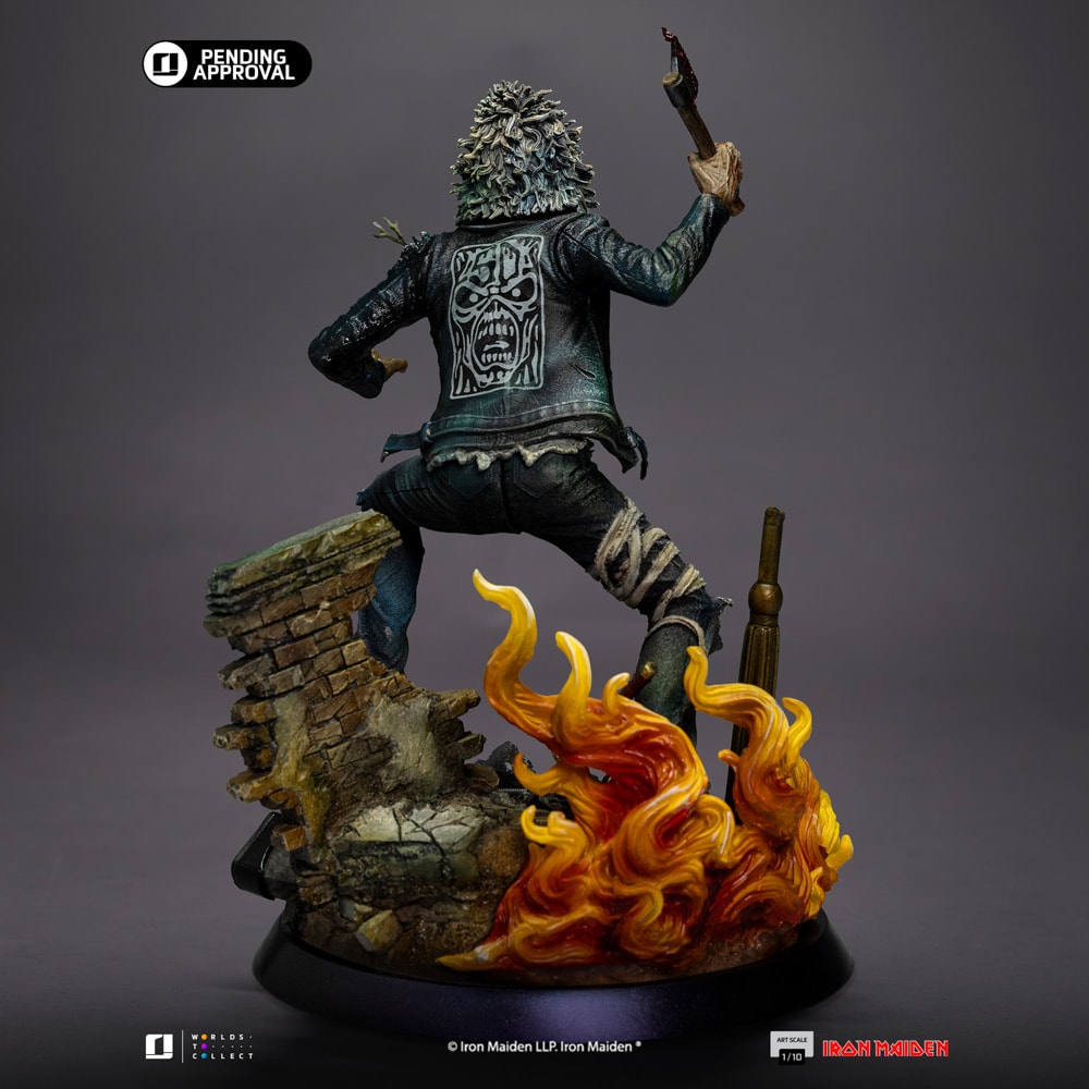 Iron Maiden Eddie (50th Anniversary) 1:10 Scale Statue  (Prototype Shown) View 14