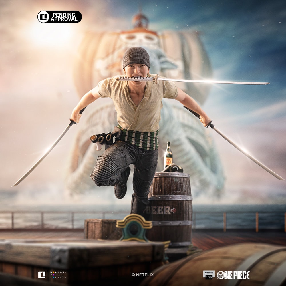 One Piece Zoro 1:10 Scale Statue  (Prototype Shown) View 1