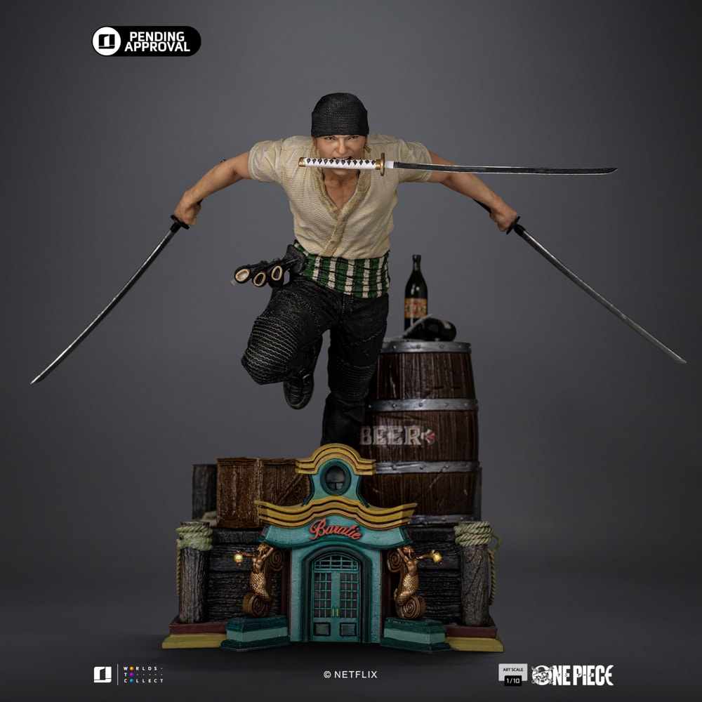 Zoro 1:10 Art Scale Statue by Iron Studios | Sideshow