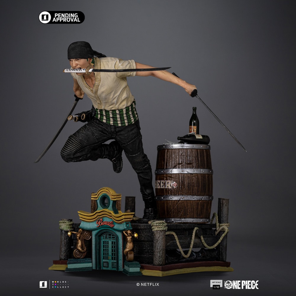 One Piece Zoro 1:10 Scale Statue  (Prototype Shown) View 10