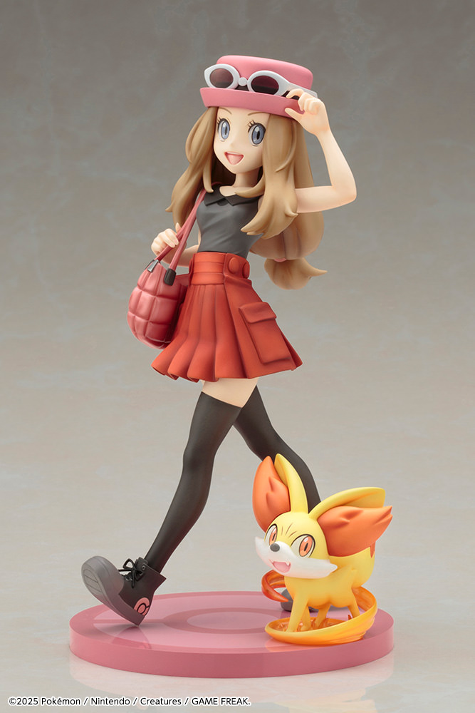 Pokémon Serena with Fennekin Statues  (Prototype Shown) View 6