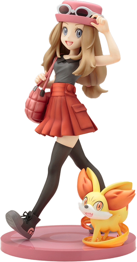 Pokémon Serena with Fennekin Statues  (Prototype Shown) View 16