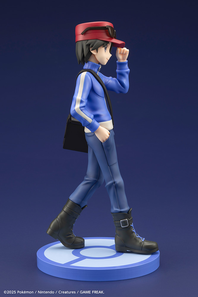 Pokémon Calem with Froakie Statues  (Prototype Shown) View 10