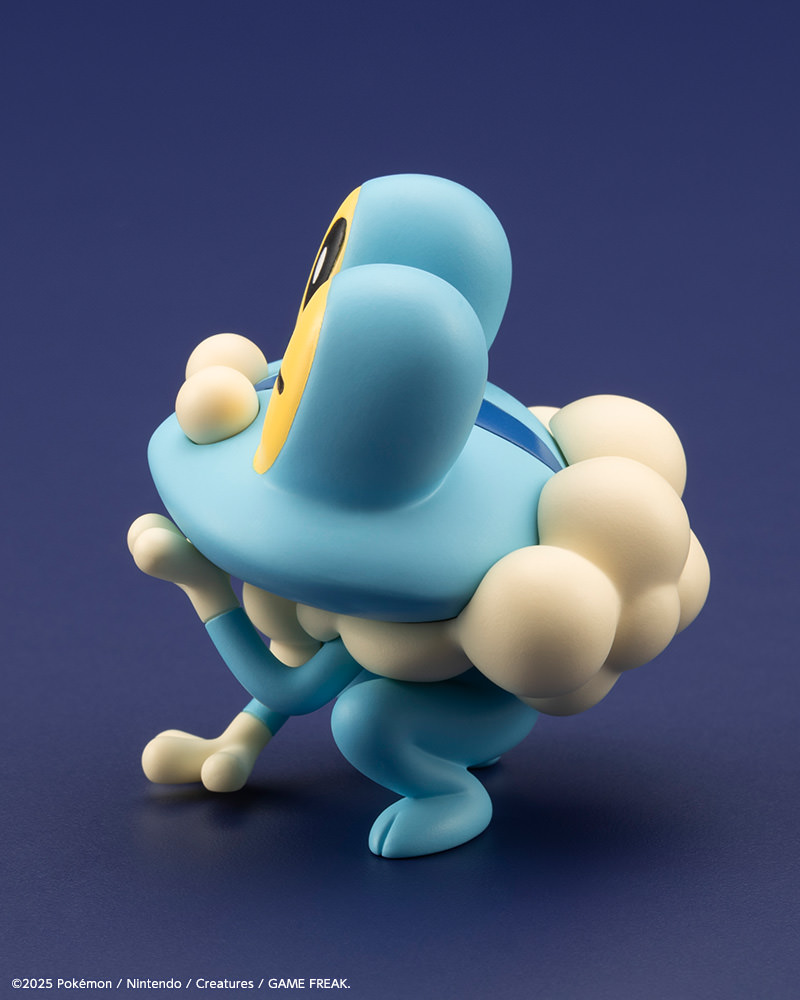 Pokémon Calem with Froakie Statues  (Prototype Shown) View 13