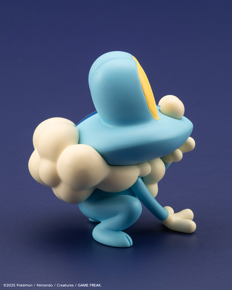 Pokémon Calem with Froakie Statues  (Prototype Shown) View 15