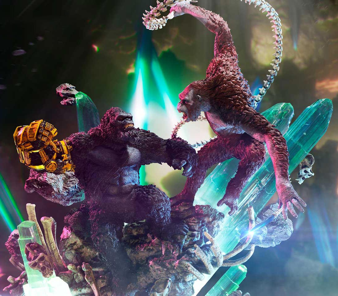 Godzilla vs. Kong Kong vs. Skar King Diorama  (Prototype Shown) View 3