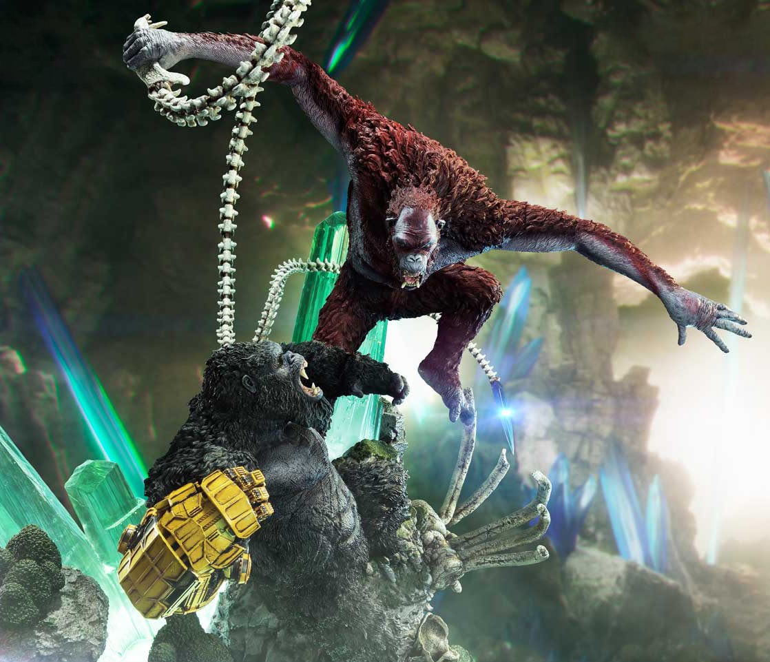 Godzilla vs. Kong Kong vs. Skar King Diorama  (Prototype Shown) View 4