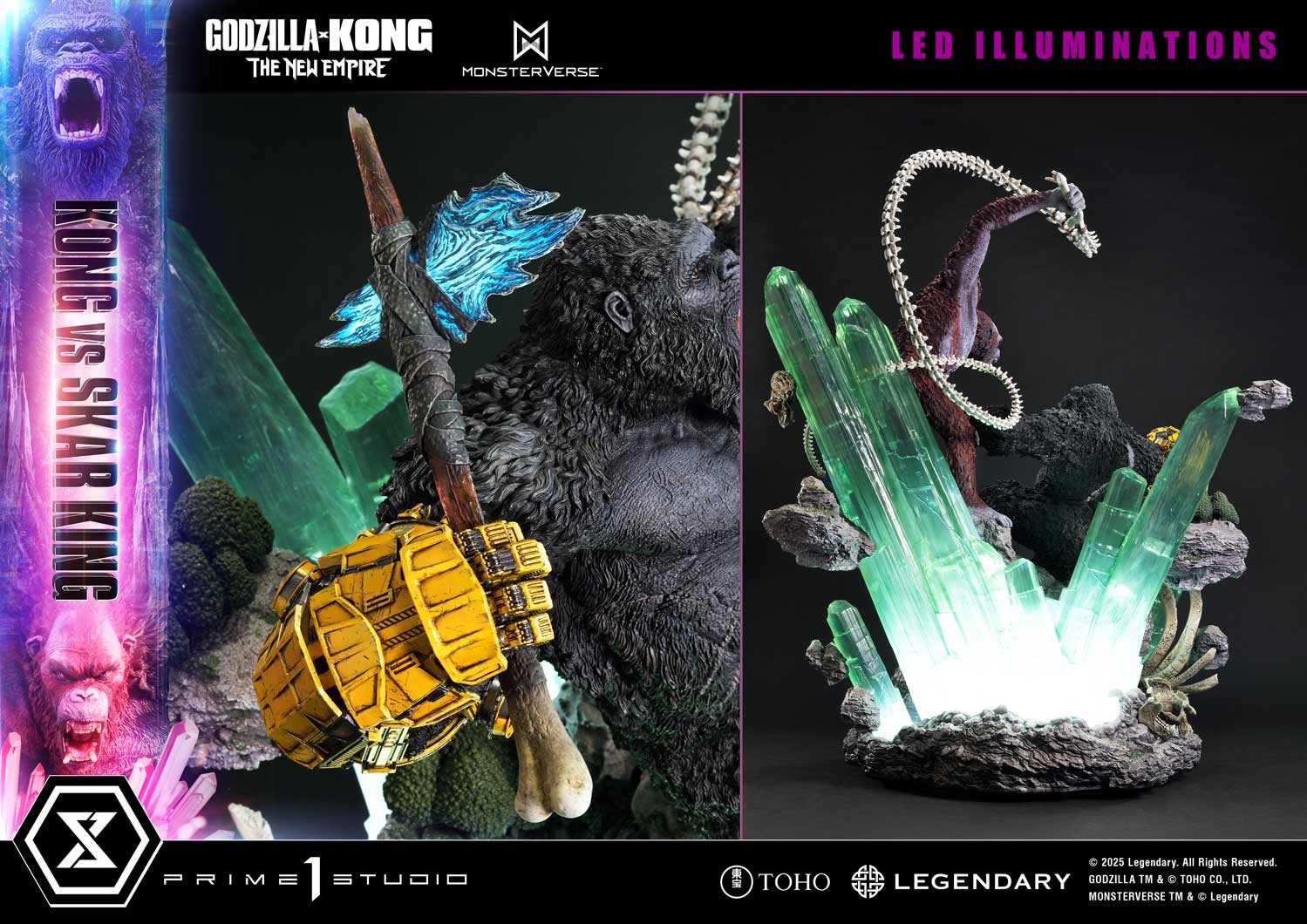 Godzilla vs. Kong Kong vs. Skar King Diorama  (Prototype Shown) View 6