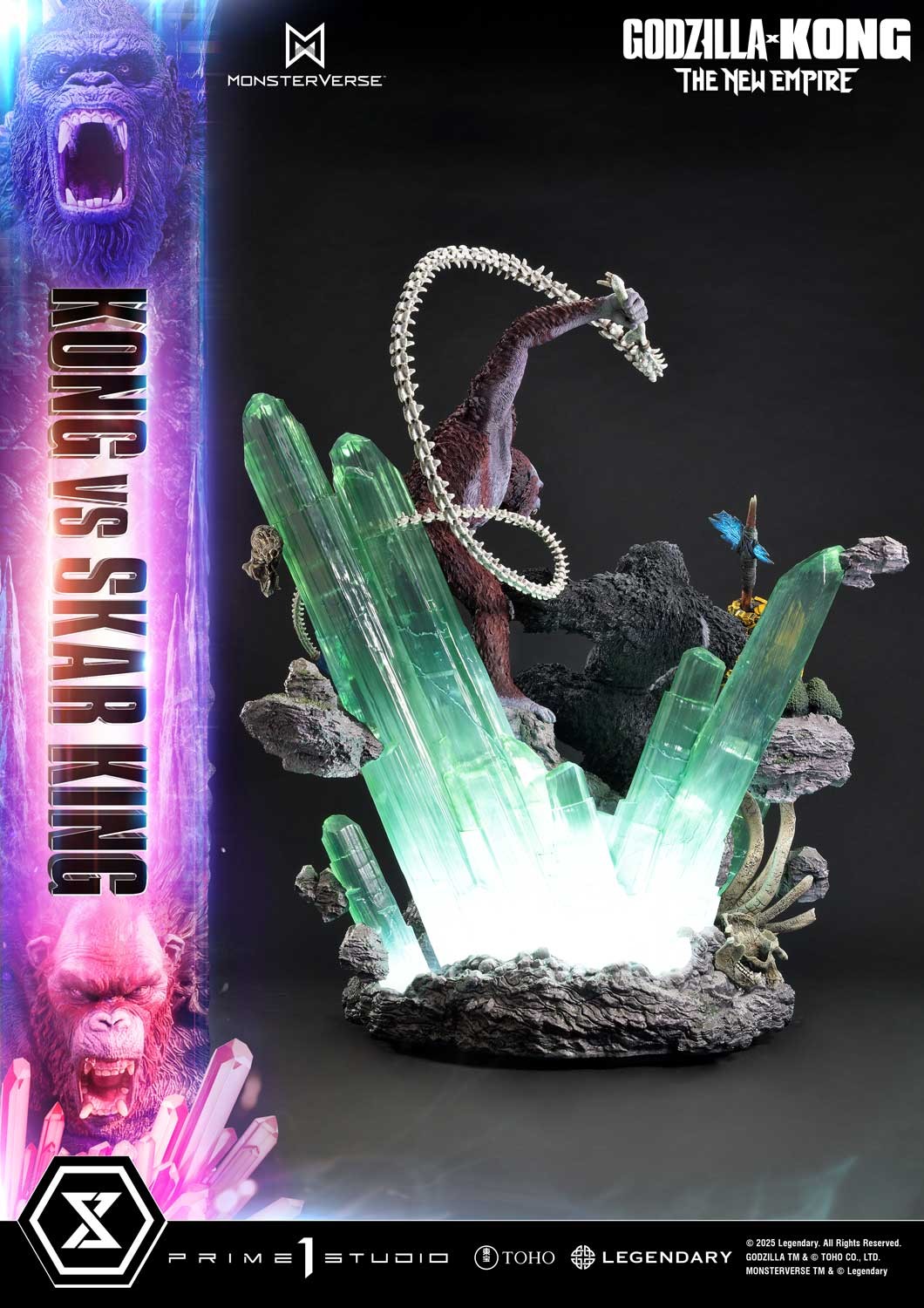 Godzilla vs. Kong Kong vs. Skar King Diorama  (Prototype Shown) View 10
