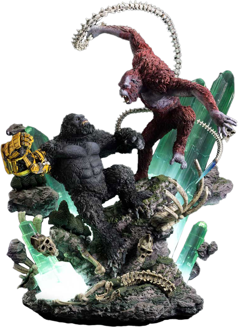 Godzilla vs. Kong Kong vs. Skar King Diorama  (Prototype Shown) View 16