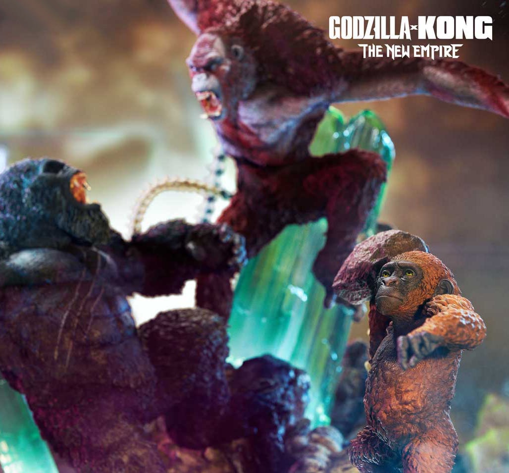 Godzilla vs. Kong Kong vs. Skar King (Bonus Version) Diorama  (Prototype Shown) View 5