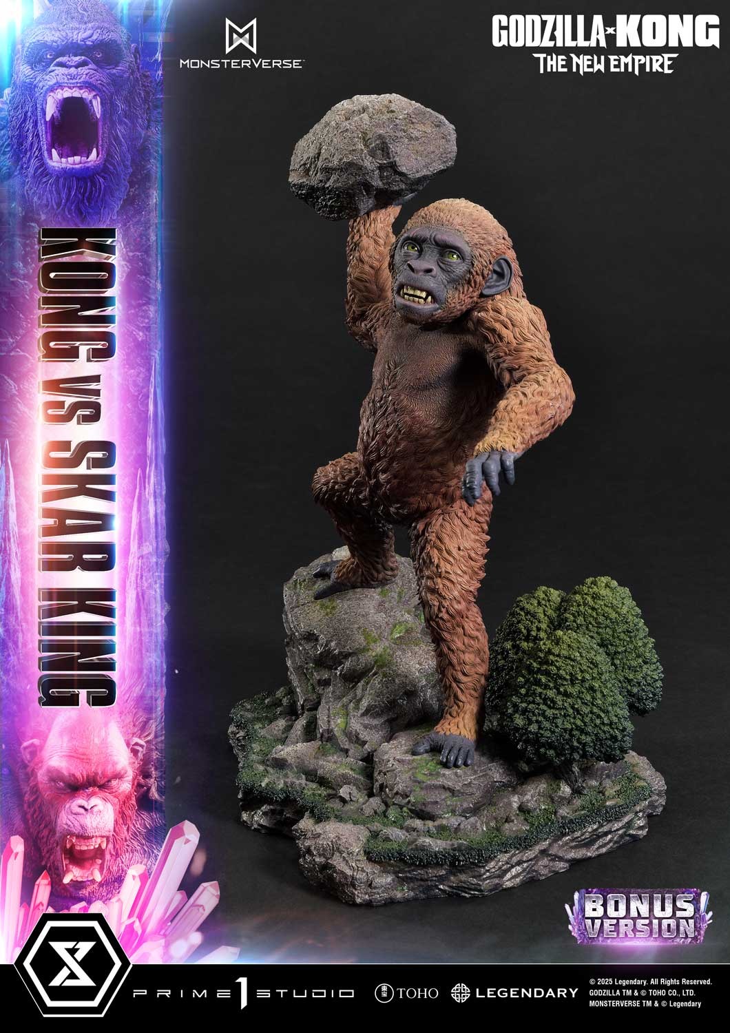 Godzilla vs. Kong Kong vs. Skar King (Bonus Version) Diorama  (Prototype Shown) View 7
