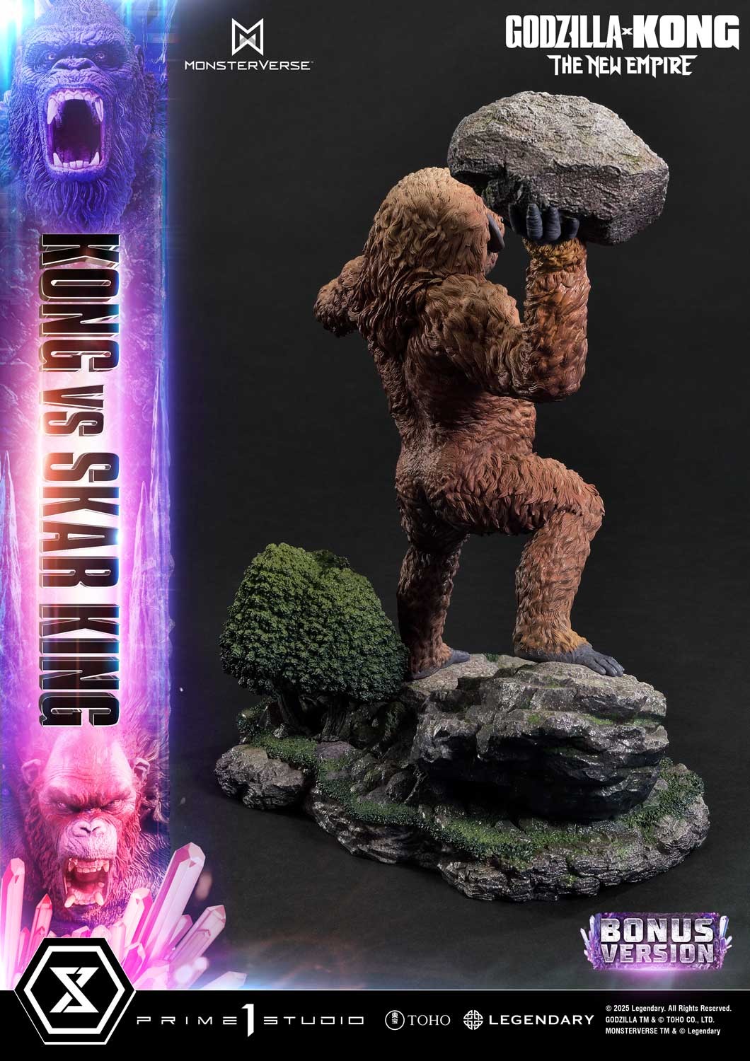 Godzilla vs. Kong Kong vs. Skar King (Bonus Version) Diorama  (Prototype Shown) View 9