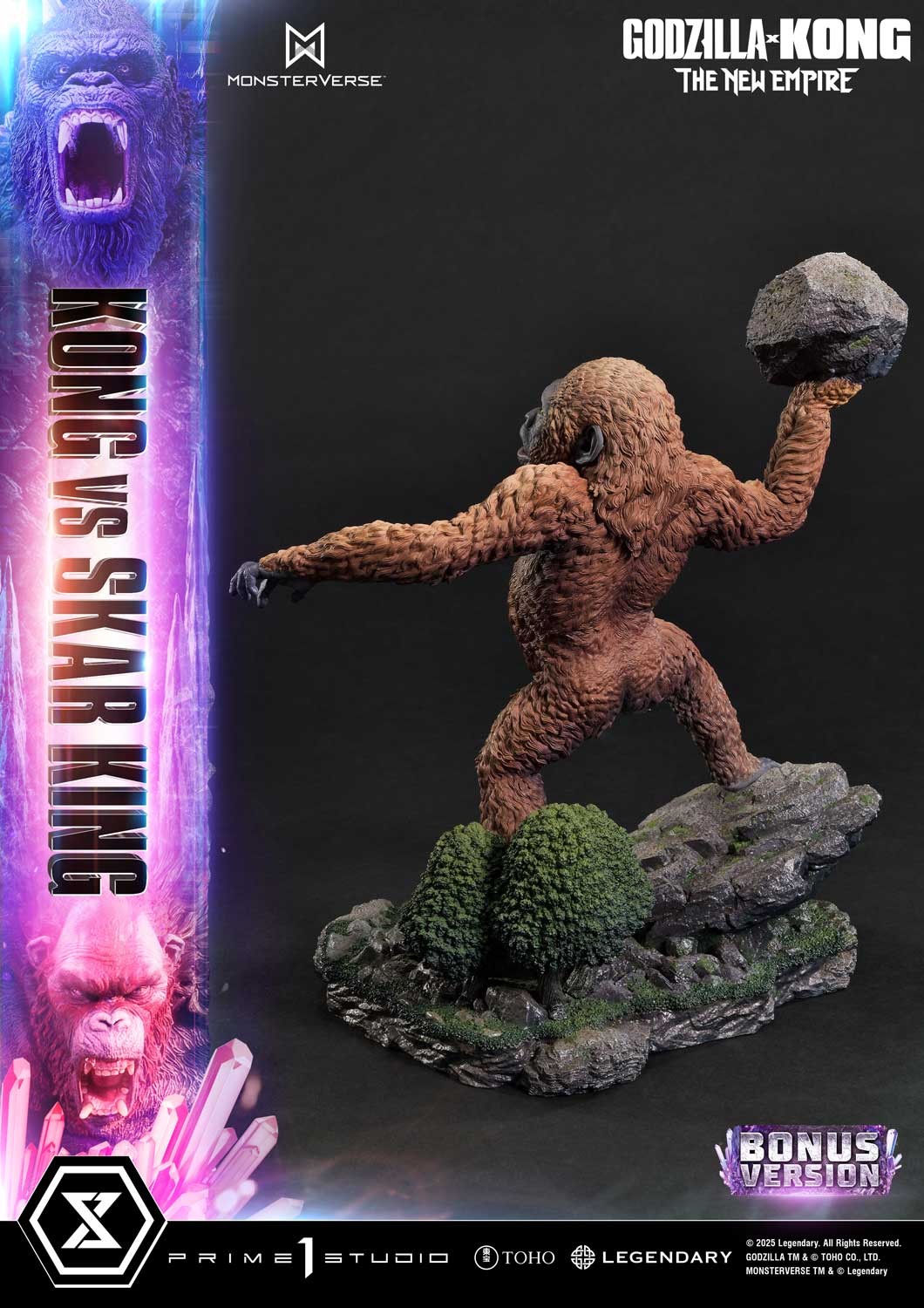 Godzilla vs. Kong Kong vs. Skar King (Bonus Version) Diorama  (Prototype Shown) View 10