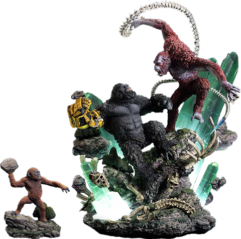 Godzilla vs. Kong Kong vs. Skar King (Bonus Version) Diorama  (Prototype Shown) View 13