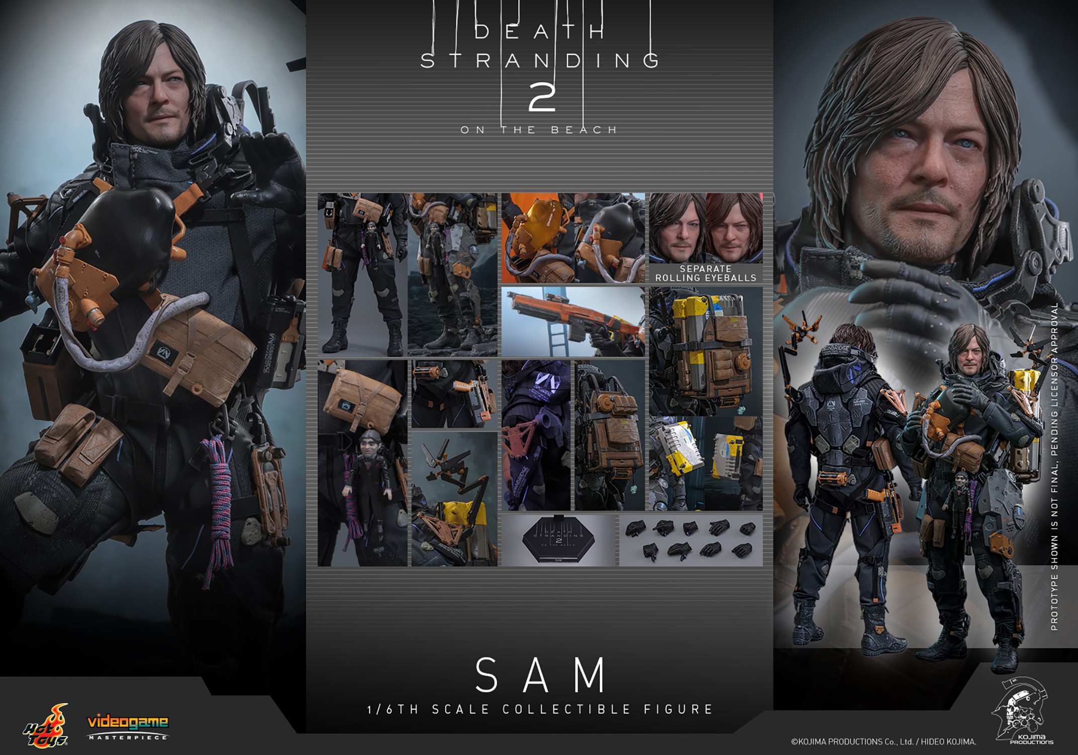 Death Stranding Sam Sixth Scale Figure  Collector Edition (Prototype Shown) View 14