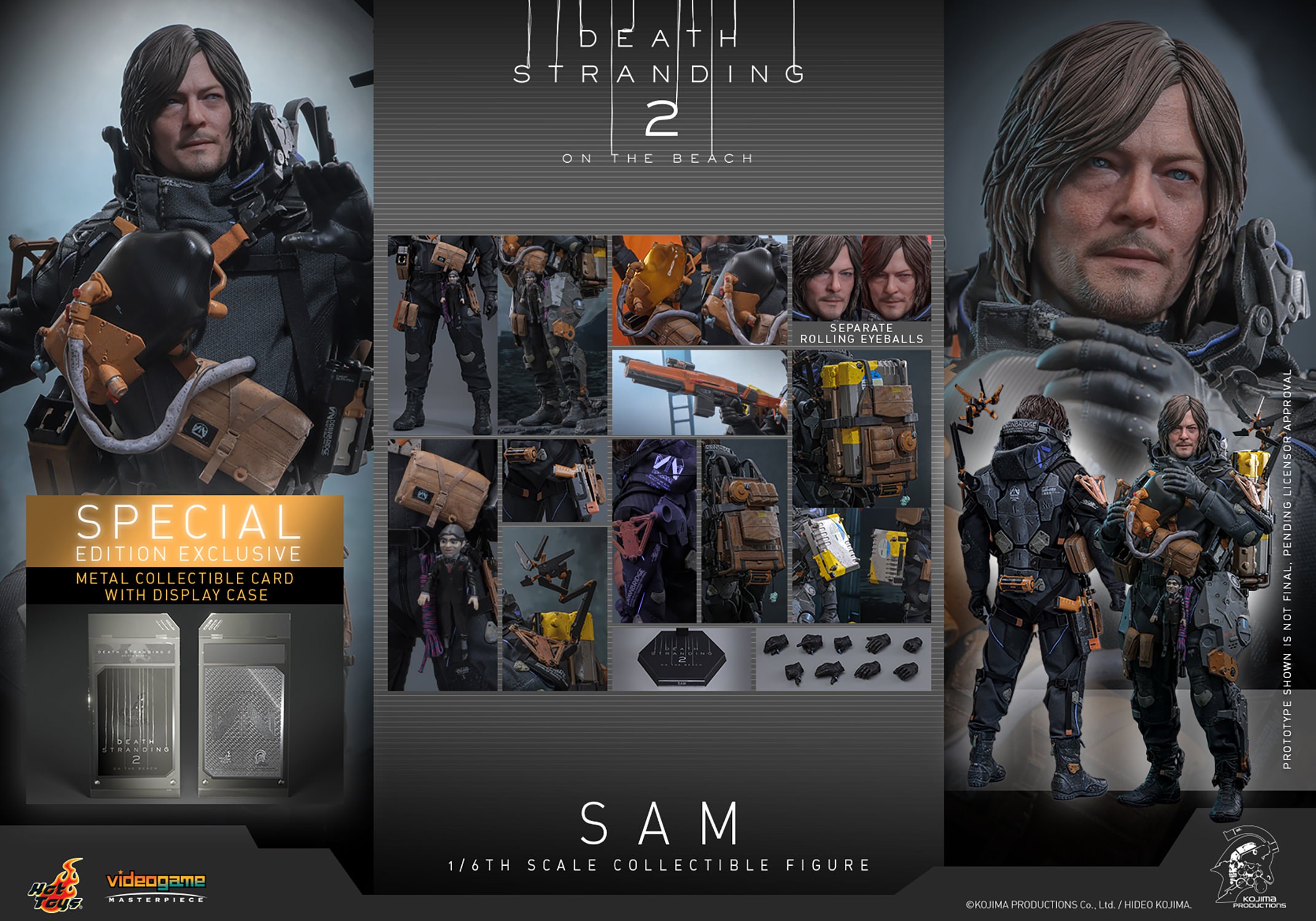 Death Stranding Sam (Special Edition) Sixth Scale Figure  Exclusive Edition (Prototype Shown) View 13