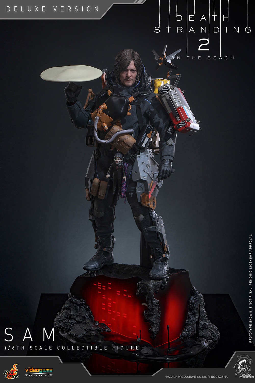 Death Stranding Sam (Deluxe Version) Sixth Scale Figure  (Prototype Shown) View 8