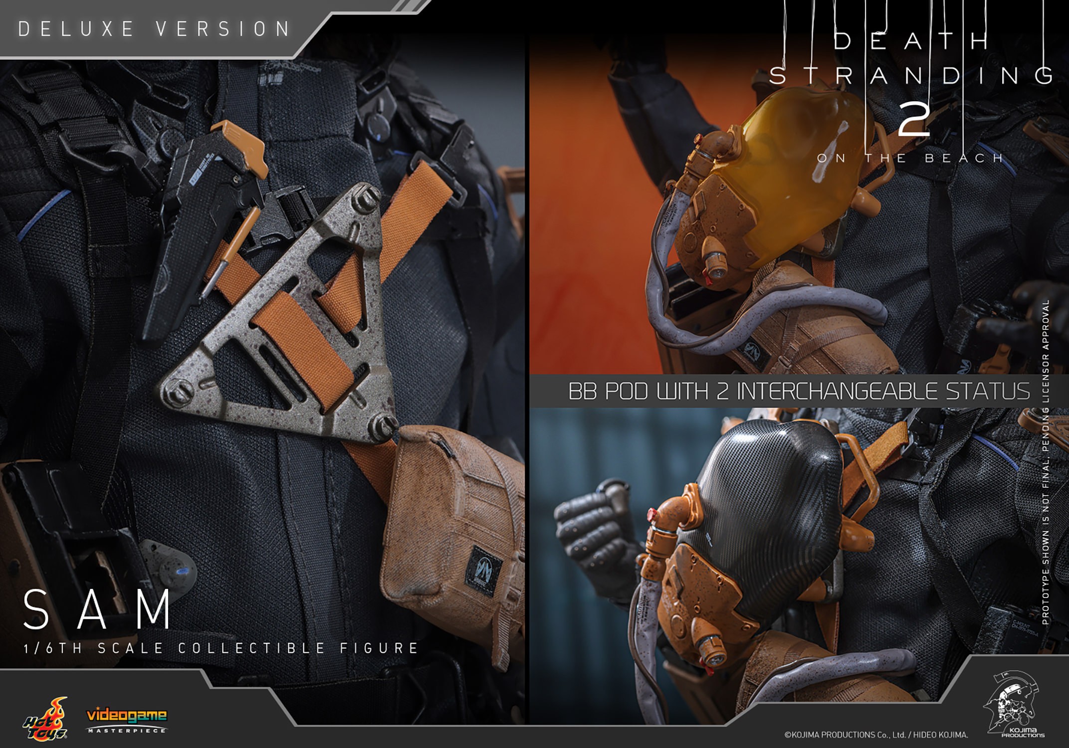 Death Stranding Sam (Deluxe Version) Sixth Scale Figure  (Prototype Shown) View 12