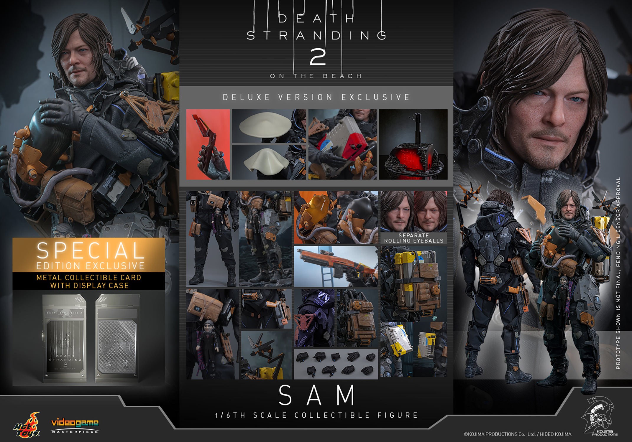 Death Stranding Sam (Deluxe Version) (Special Edition) Sixth Scale Figure  Exclusive Edition (Prototype Shown) View 13