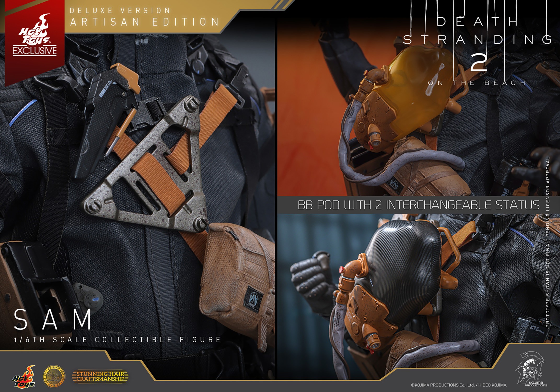 Death Stranding Sam (Artisan Edition Deluxe Version) Sixth Scale Figure  Exclusive Edition (Prototype Shown) View 10