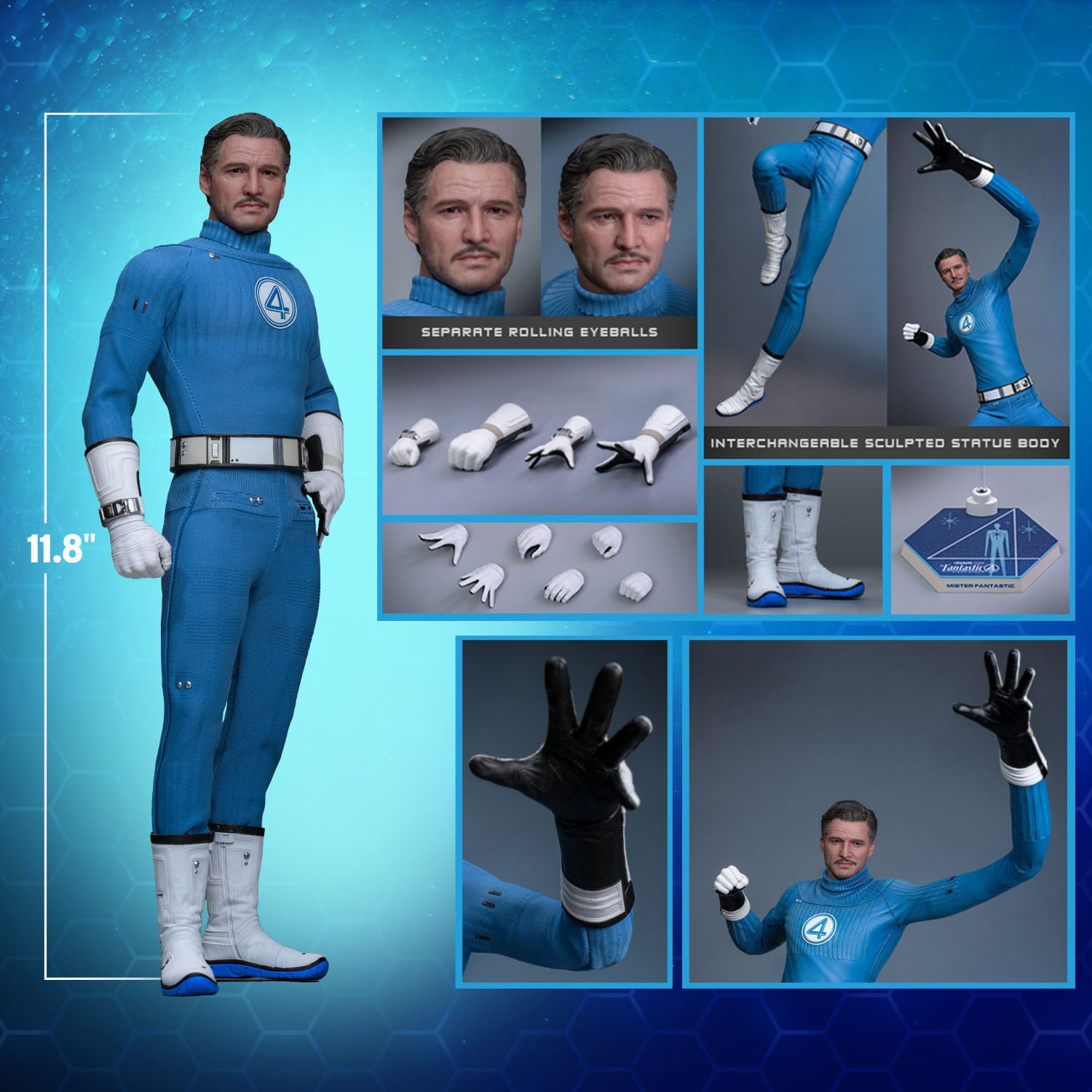 Marvel Mister Fantastic Sixth Scale Figure  Collector Edition (Prototype Shown) View 2