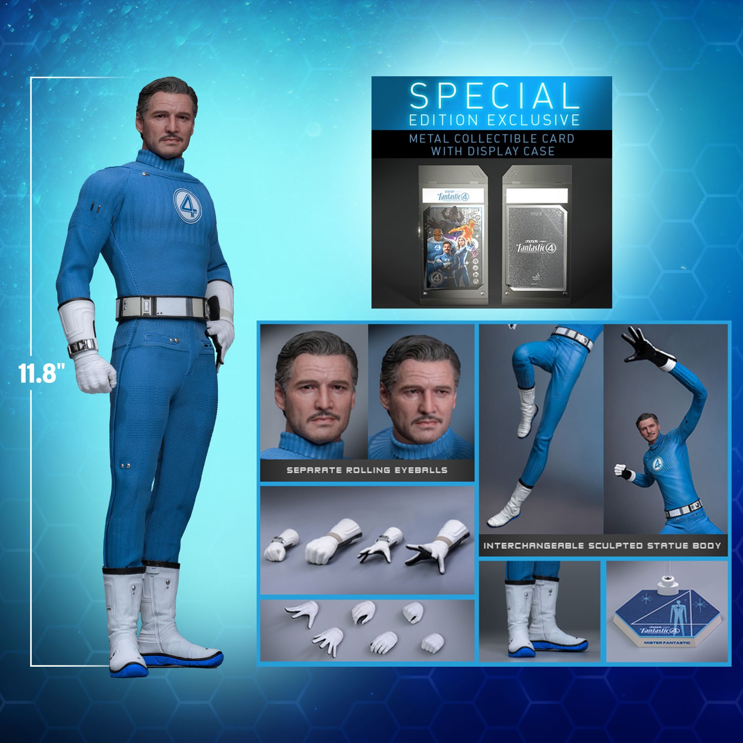 Marvel Mister Fantastic (Special Edition) Sixth Scale Figure  Exclusive Edition (Prototype Shown) View 2