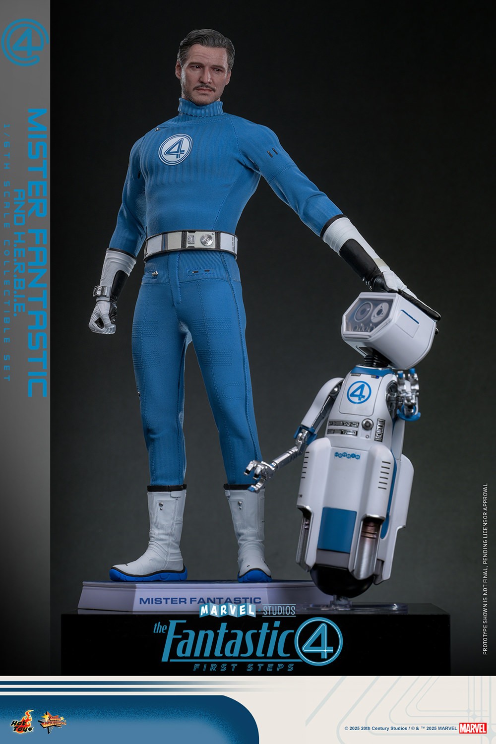 Marvel Mister Fantastic and H.E.R.B.I.E. (Special Edition) Sixth Scale Figure Set  Exclusive Edition (Prototype Shown) View 1