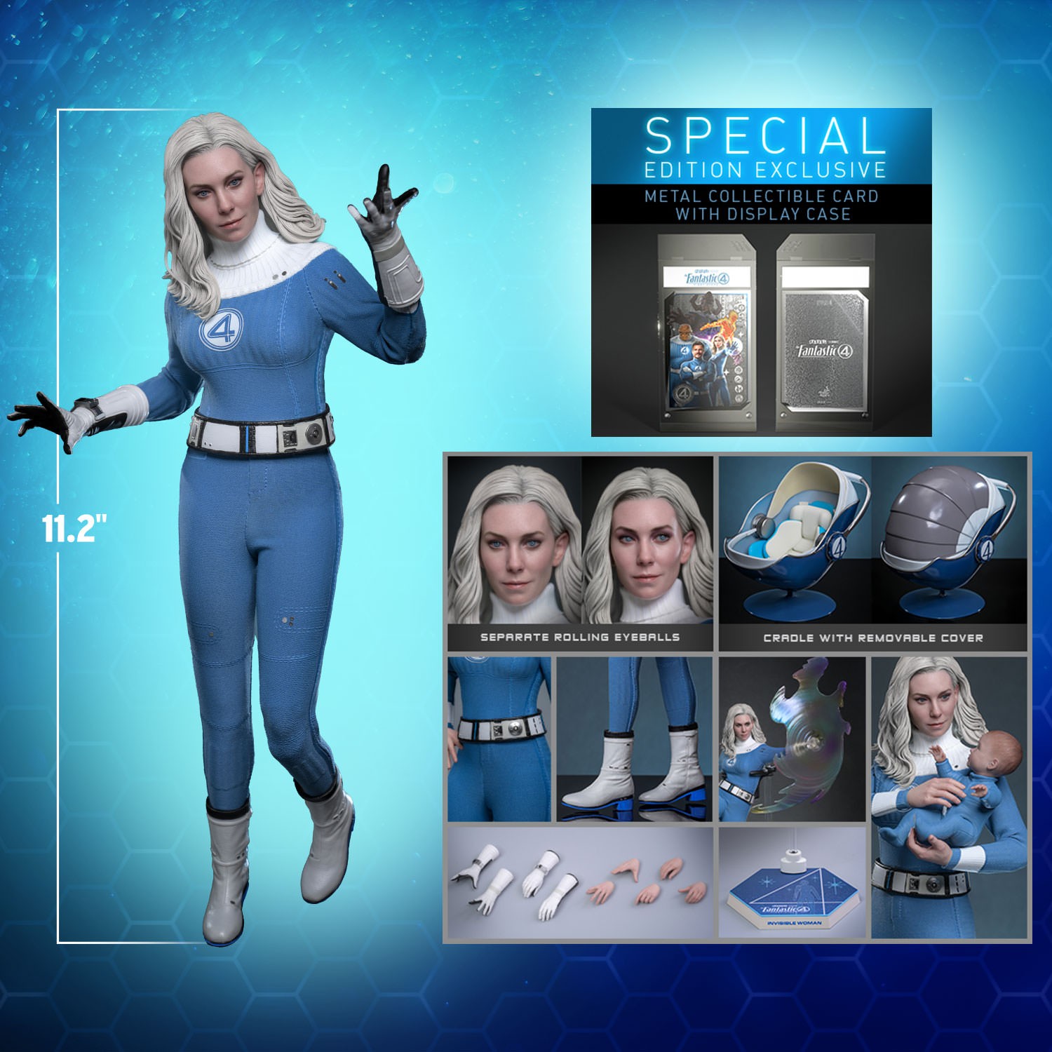Marvel Invisible Woman (Special Edition) Sixth Scale Figure  Exclusive Edition (Prototype Shown) View 2
