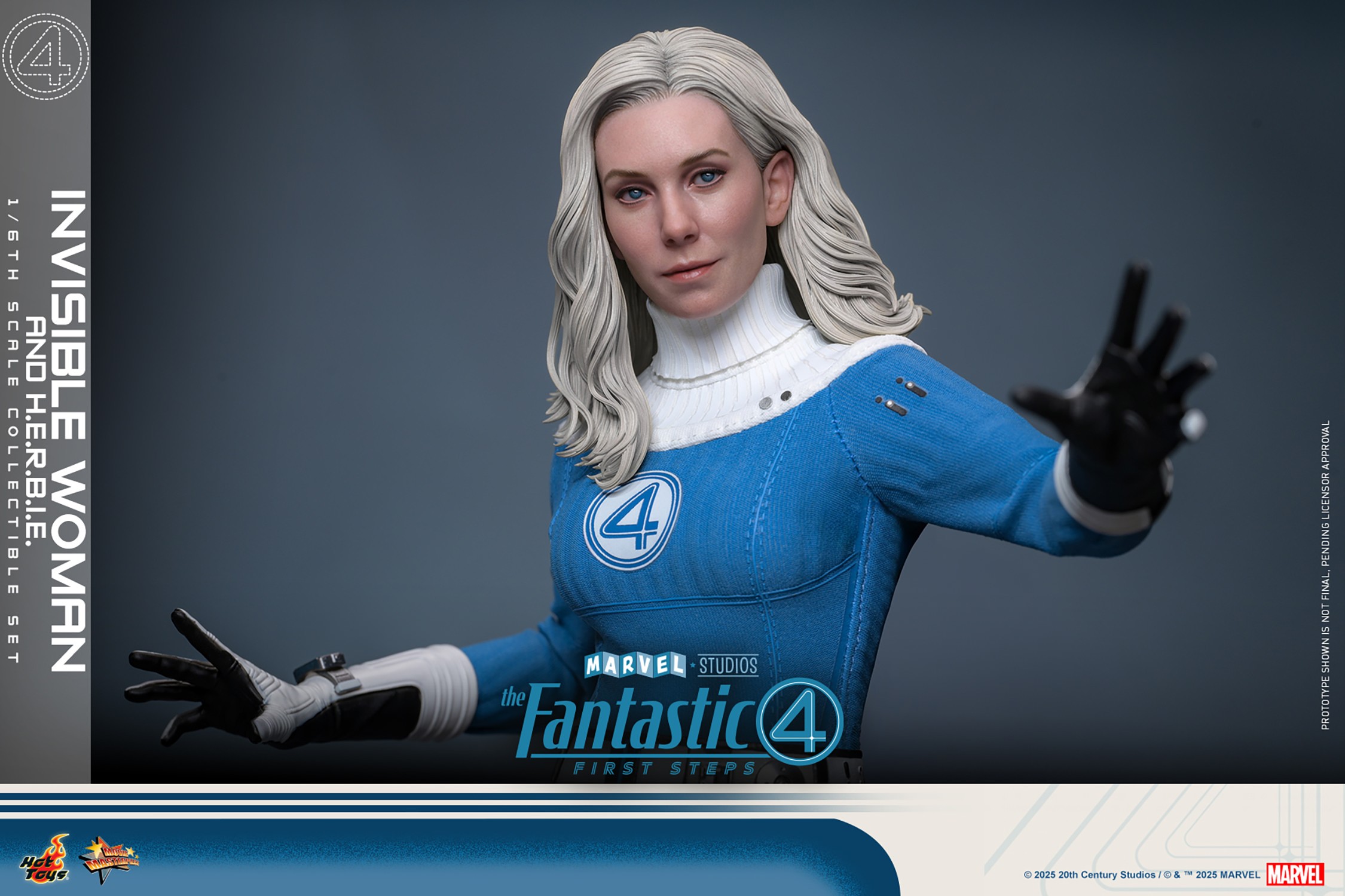 Marvel Invisible Woman and H.E.R.B.I.E. Sixth Scale Figure  (Prototype Shown) View 9