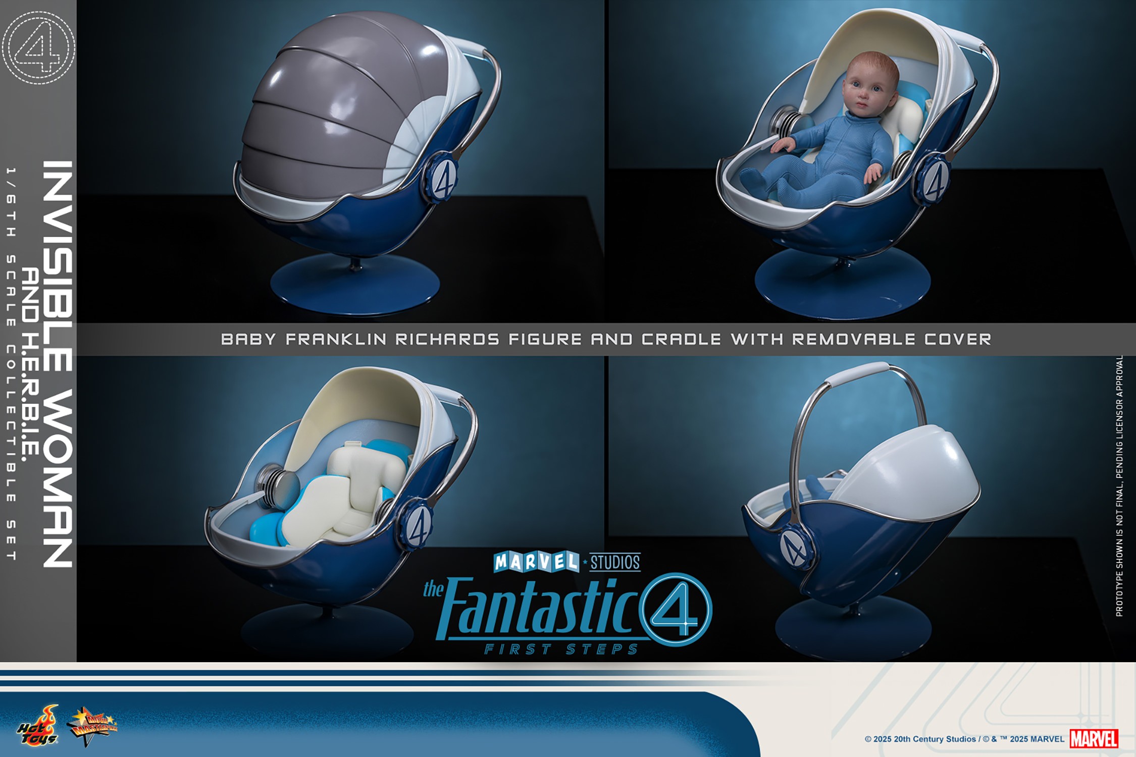 Marvel Invisible Woman and H.E.R.B.I.E. Sixth Scale Figure  (Prototype Shown) View 15
