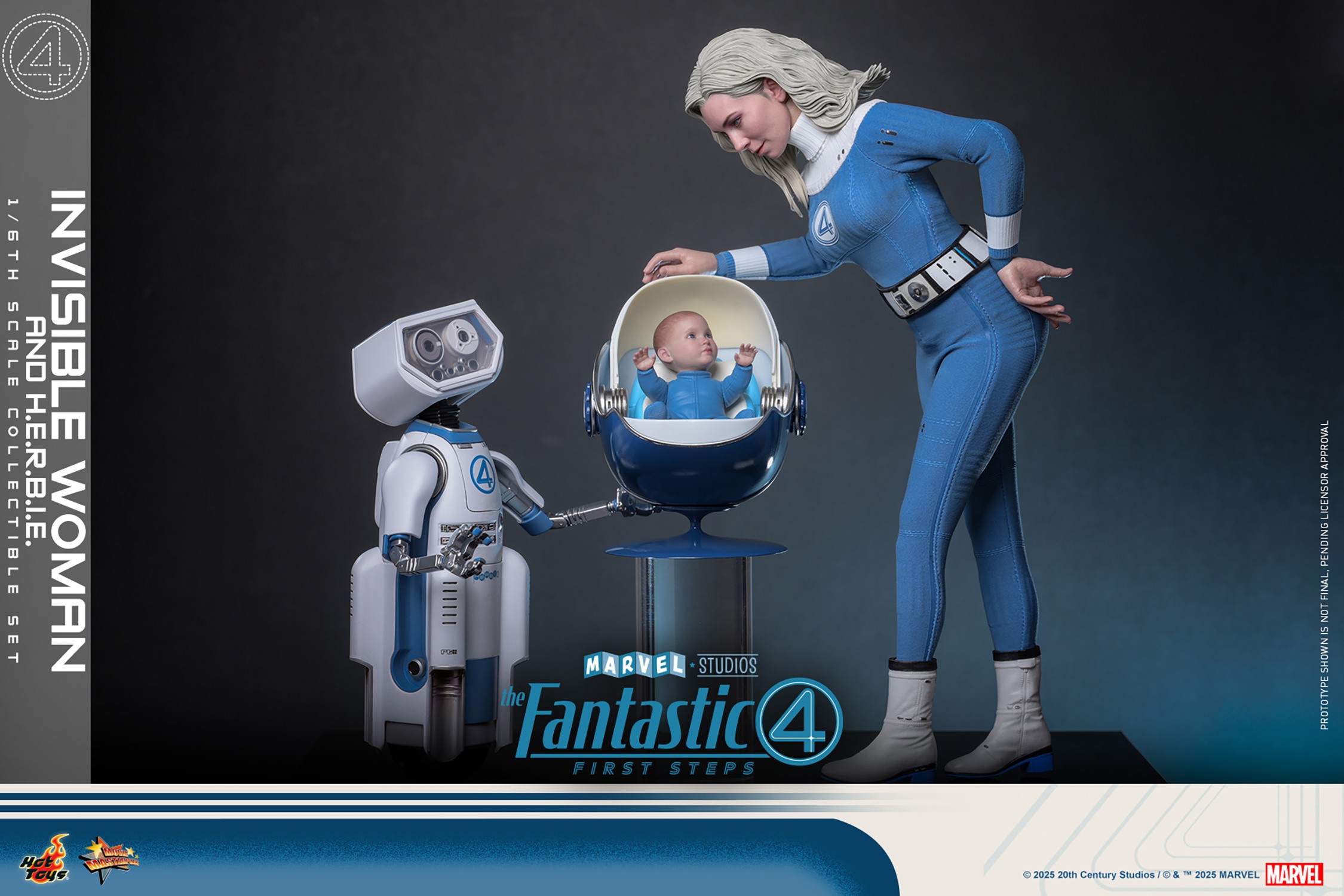 Marvel Invisible Woman and H.E.R.B.I.E. (Special Edition) Sixth Scale Figure  Exclusive Edition (Prototype Shown) View 1