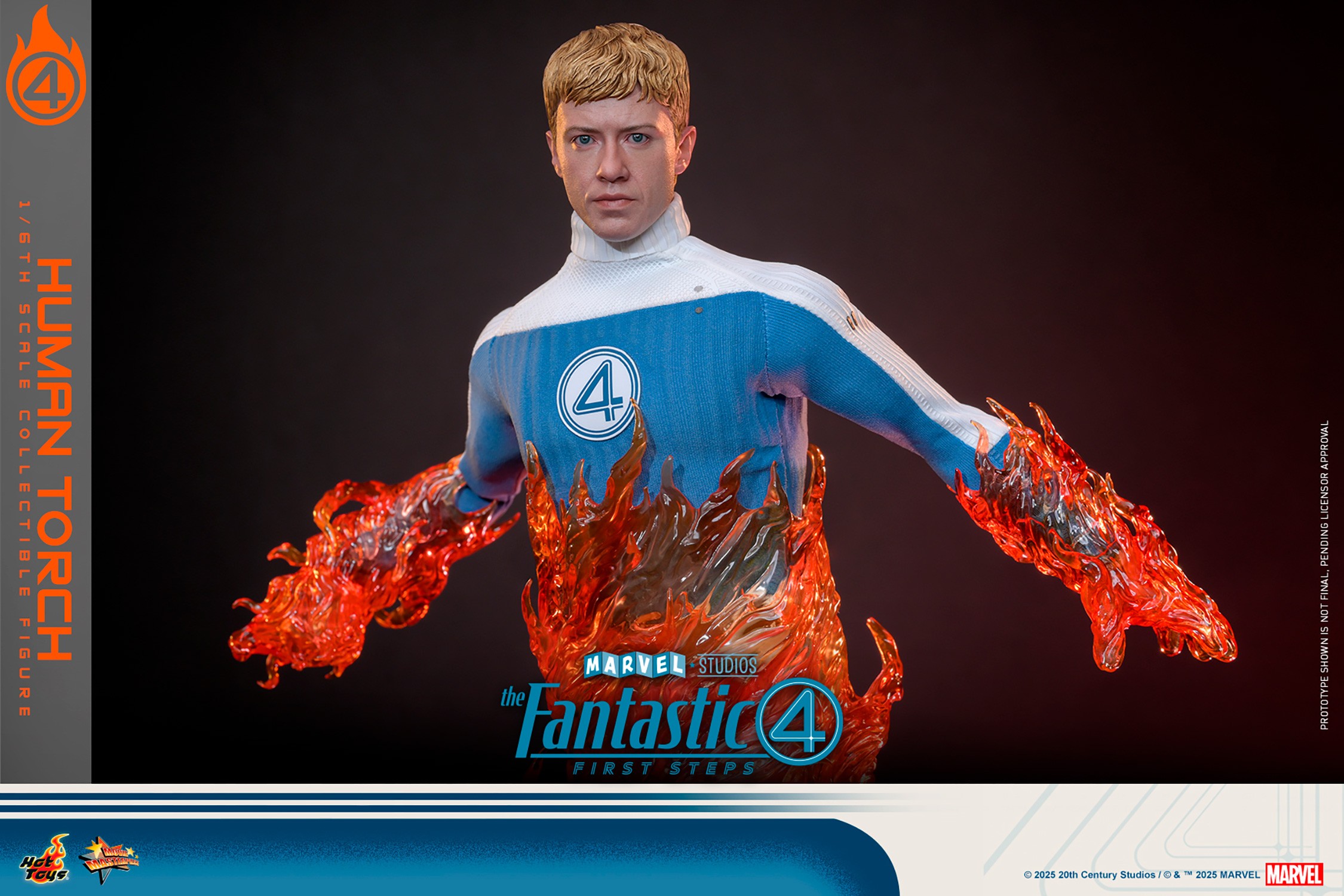 Marvel Human Torch Sixth Scale Figure  Collector Edition (Prototype Shown) View 1